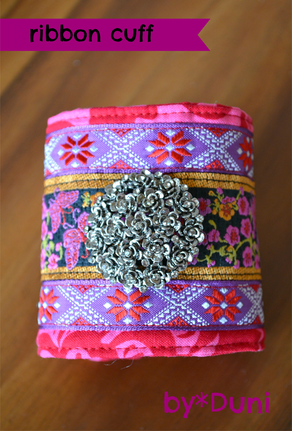 A free ribbon cuff tutorial from Bubby and Bean