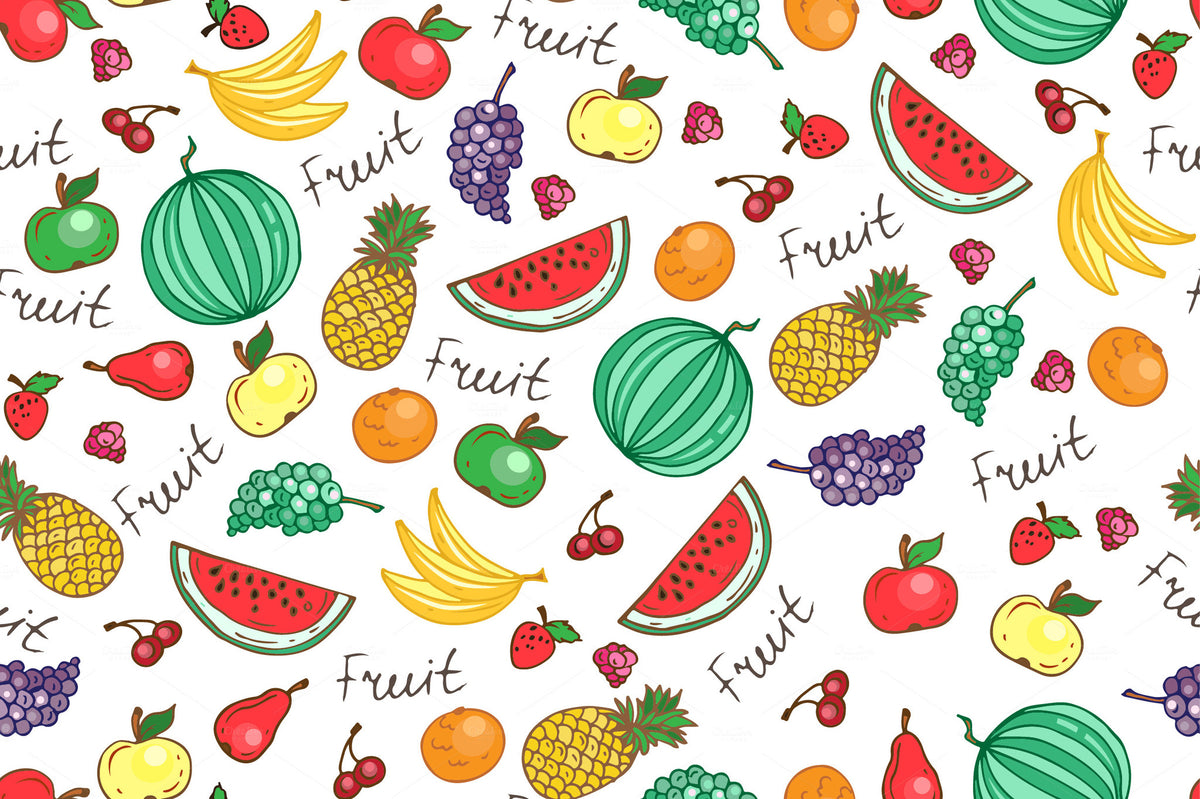 Fruit Pattern Ribbon Designs