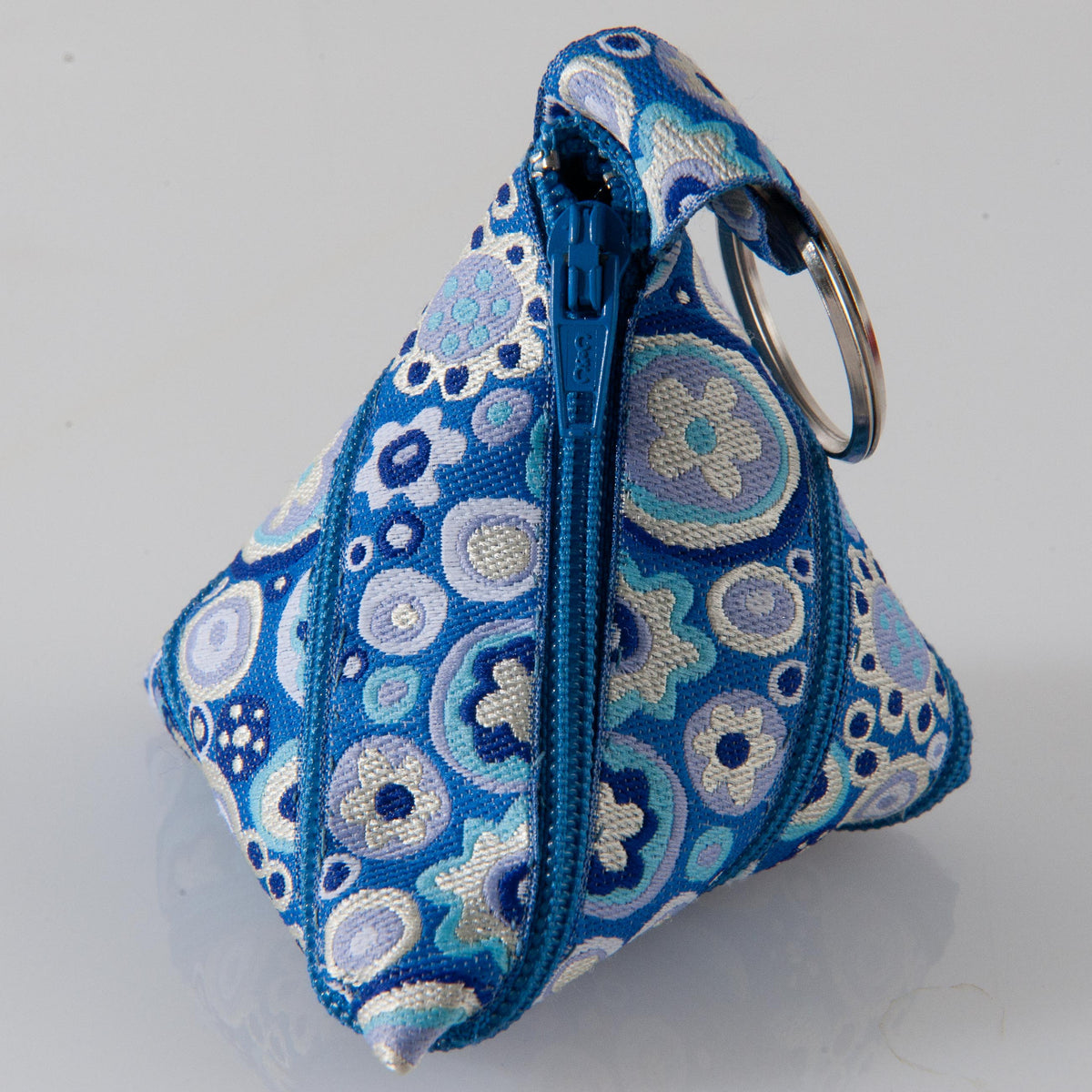 Zip-itself Ribbon Coin Purse tutorial- also called Tetrahedron Ribbon Coin Purse