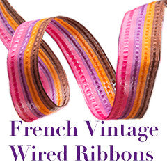Vintage French Wired Ribbons