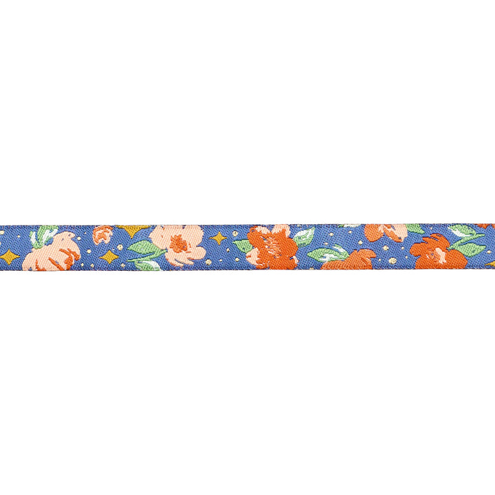 Poppy Night - Twinkle in Night - 1/2" wdith - by Renaissance Ribbons - 15 Yard Spool