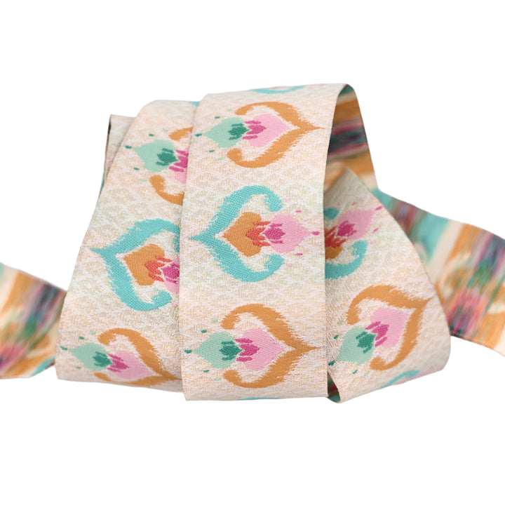 Paradise Garden - Ikat Dream - 1-1/2" width - by Patty Basemi - 15 Yard Spool