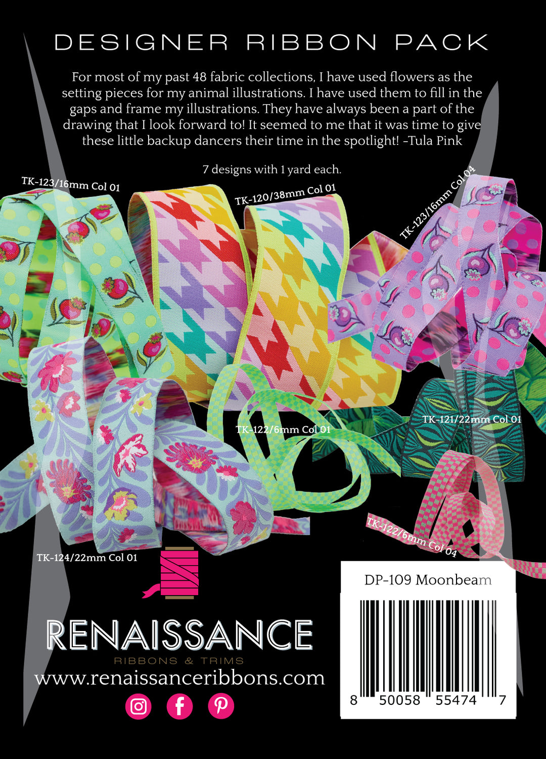 Tula Pink - Untamed in Moonbeam - Designer Pack - PRO 3 PK