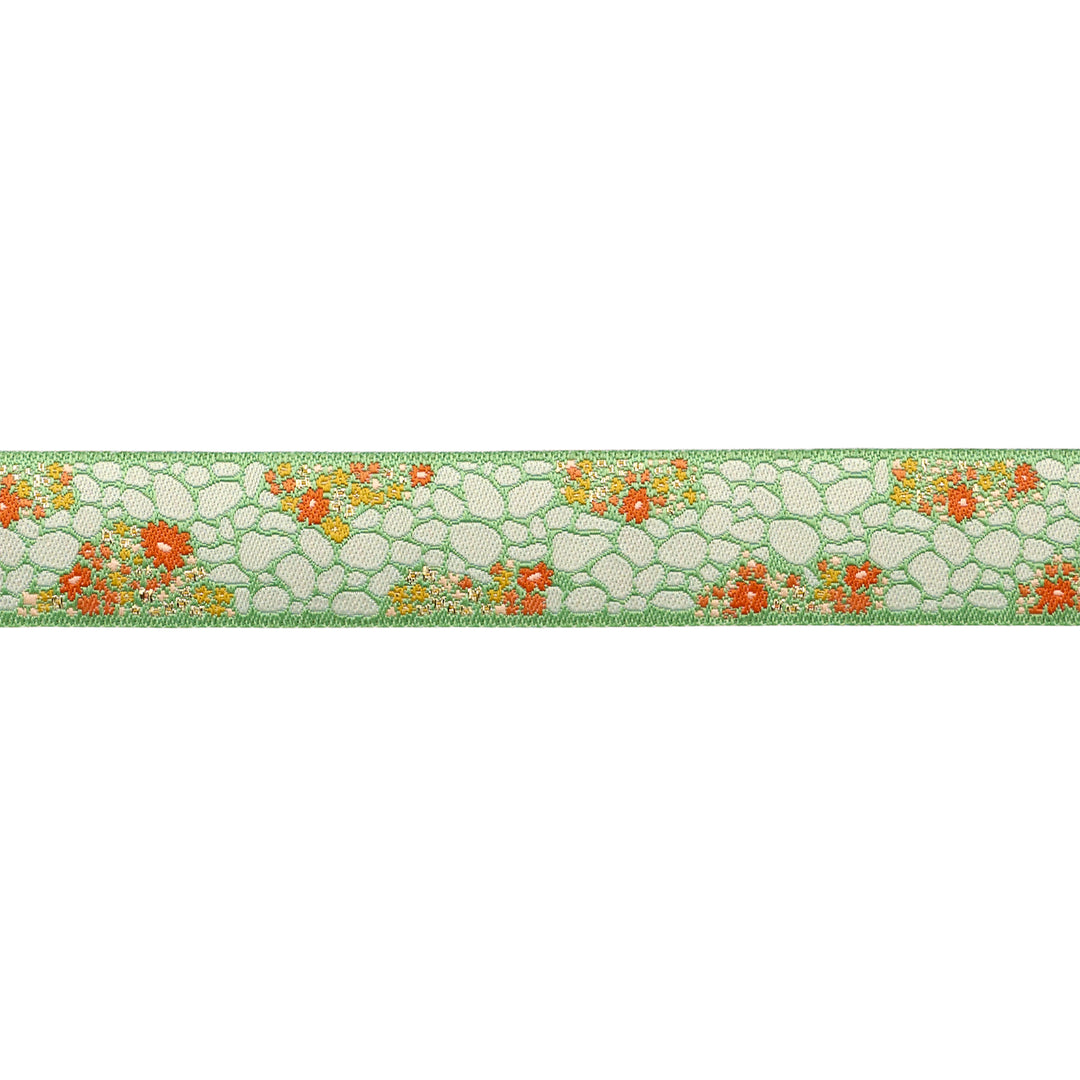 Poppy Night - Cobblestone Path - 7/8" wdith - by Renaissance Ribbons - 15 Yard Spool