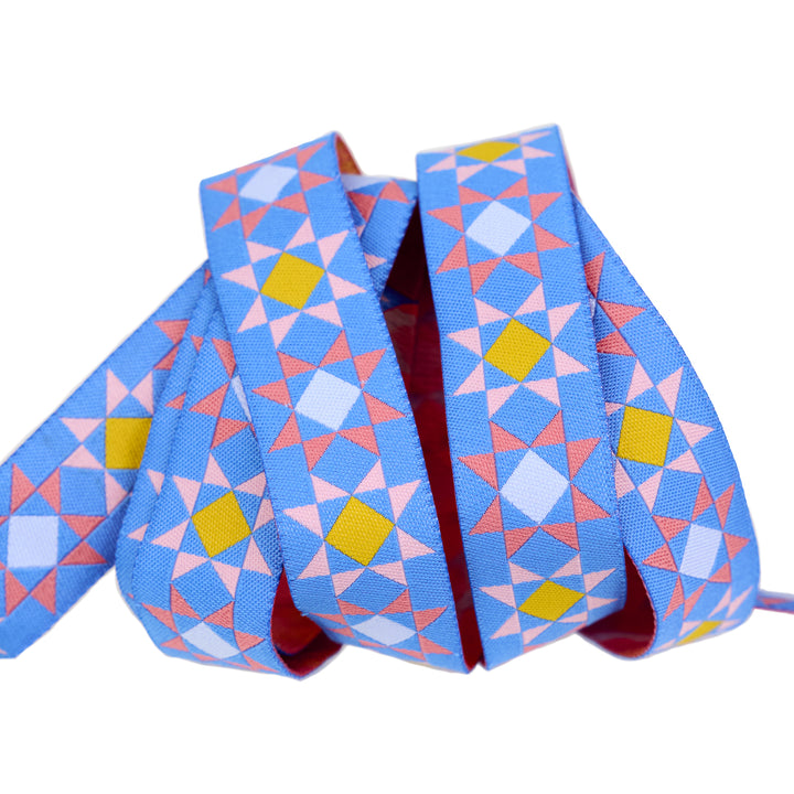 Playful - Quilty - 7/8" width - by Renaissance Ribbons - 15 Yard Spool