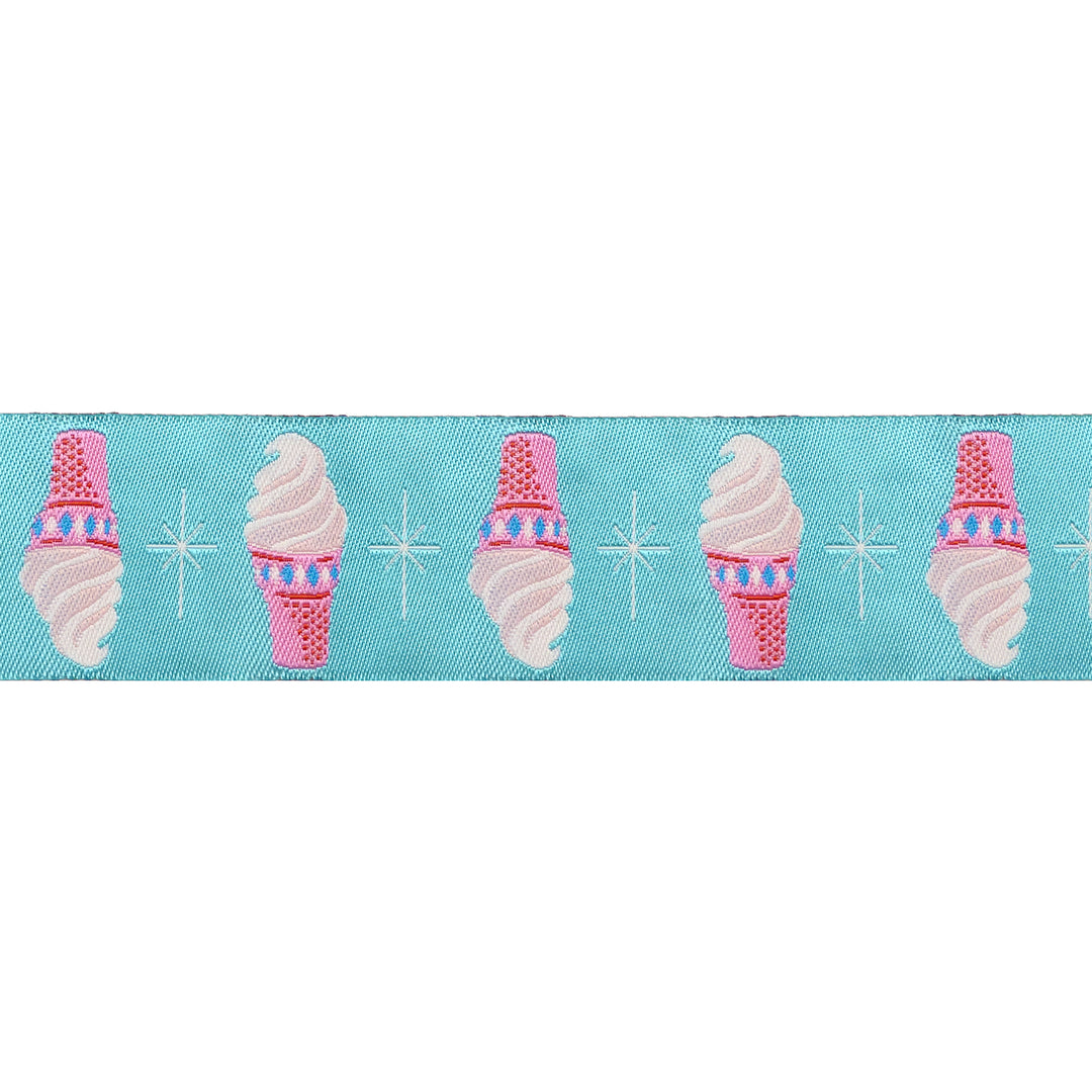 Best Day - Ice Cream in Turquoise 1-1/4" - by Melody Miller - 15 Yard Spool