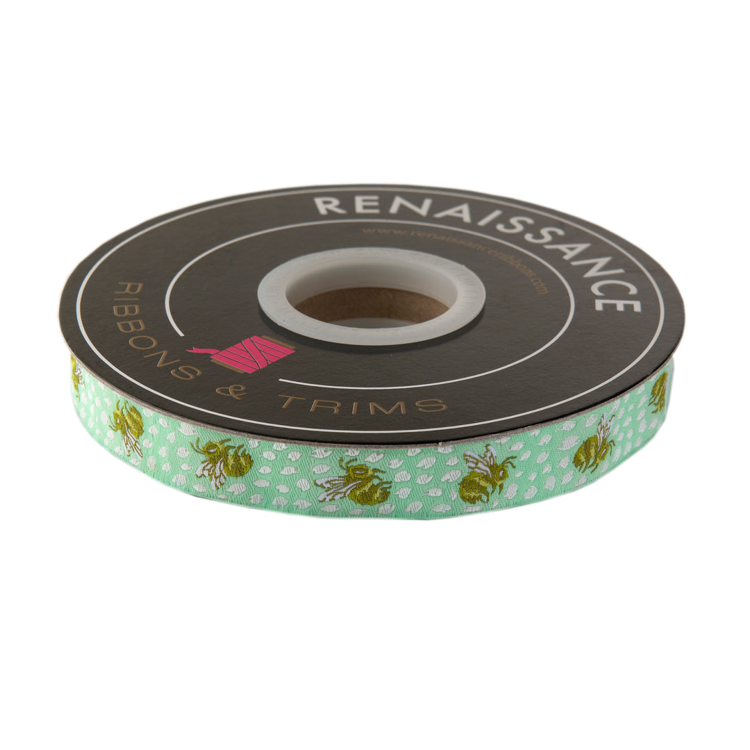 Down to Earth - Doe Re Bee in Daybreak - 5/8" width - by Tula Pink - 15 yd Spool (Preorder)