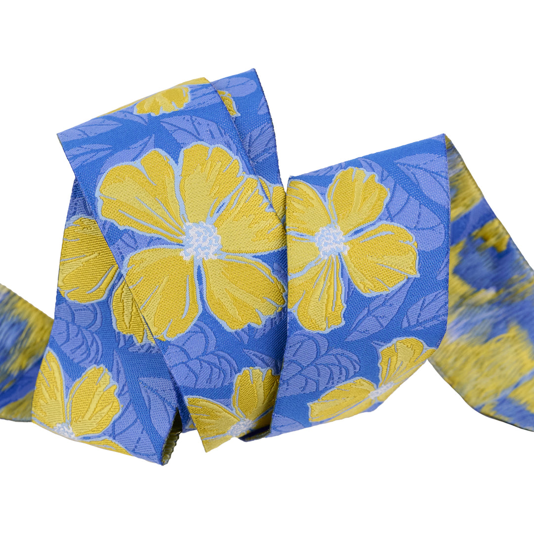 Wildflowers in Yellow - 1-1/2" width - Meadow - 15 Yard Spool
