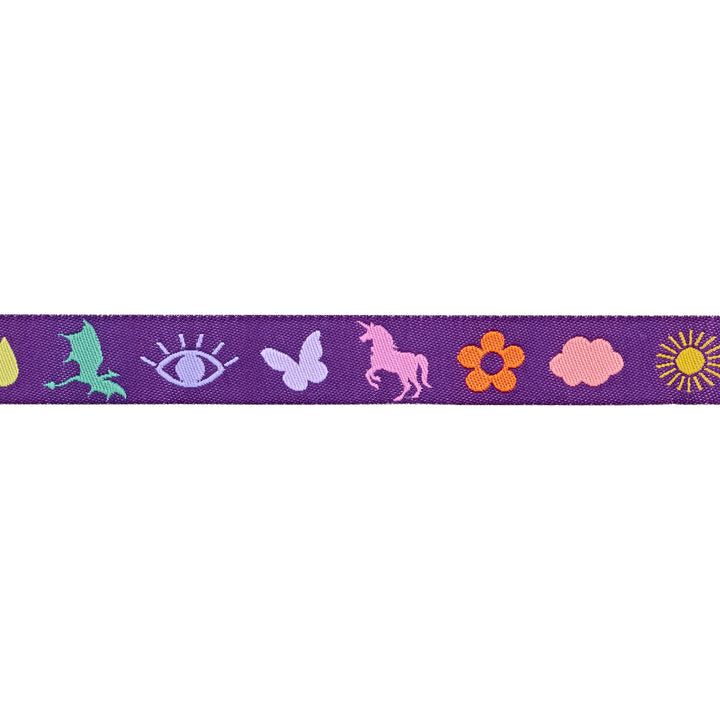 Legendary - Charmed in Midnight - 5/8" width - by Tula Pink - 15 Yard Spool (Preorder)