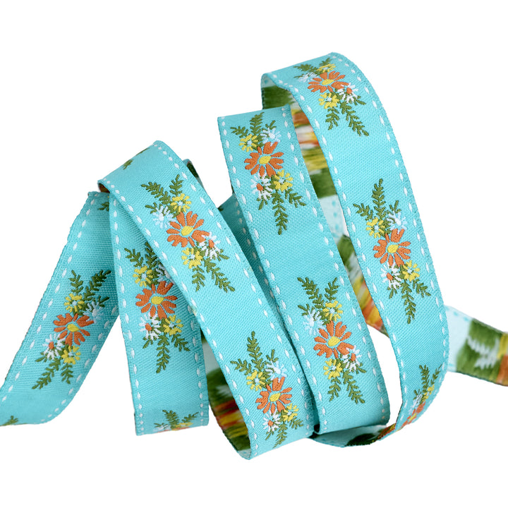 Paper Hamlet - Floral Trim 5/8" - by Cathe Holden - 15 Yard Spool