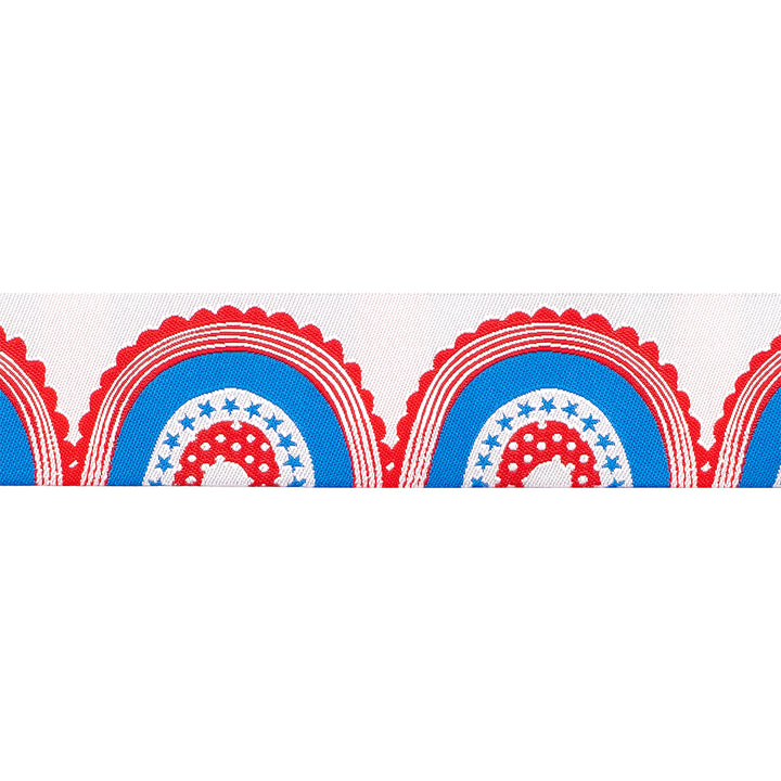 250th Birthday - Flag Swag - 1-1/4" width - by Renaissance Ribbons - 15 Yard Spool
