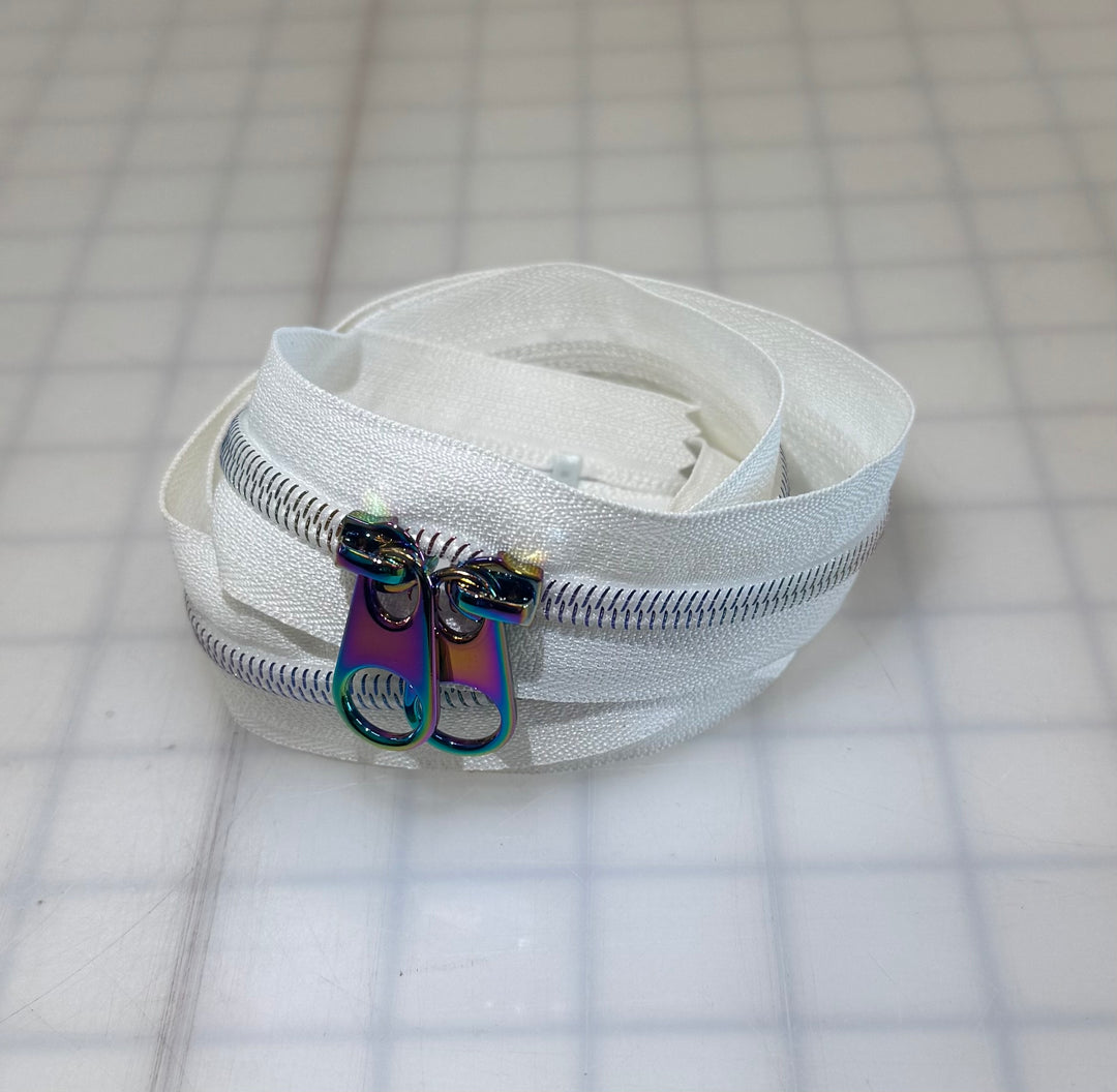 Cloud Dancer - Handbag Zipper - Renaissance Ribbons