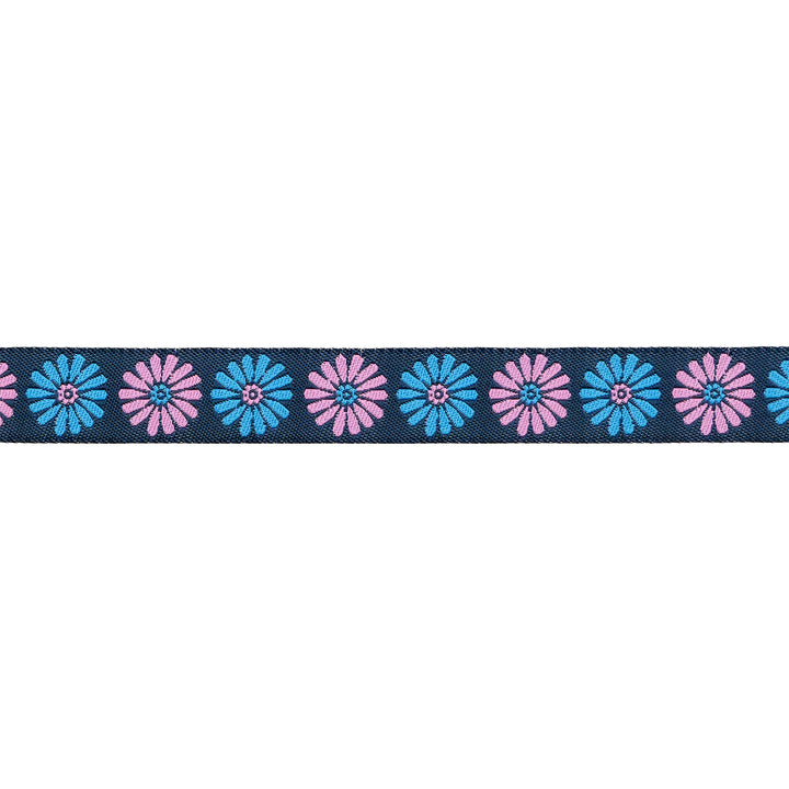 Best Day - Vintage Flower in Teal 5/8" - by Melody Miller - 15 Yard Spool