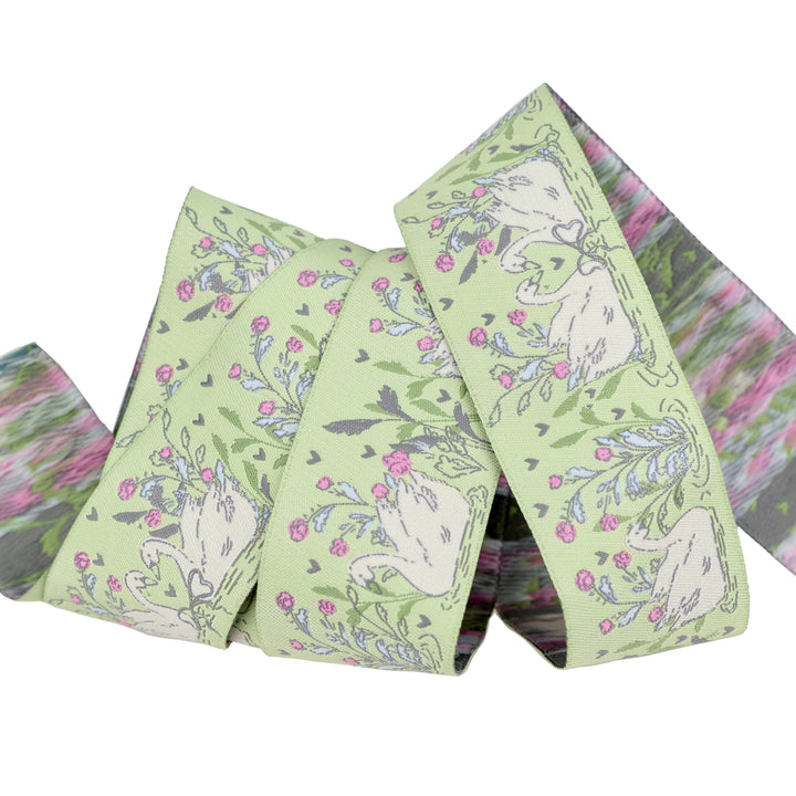 Mademoiselle - Swan Soiree - 1-1/2" width - by Patty Basemi - 15 Yard Spool