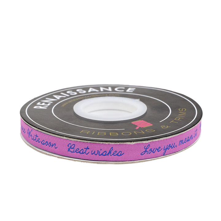 Salutations - Yours Truly - 3/8" width - by Rashida Coleman Hale - 15 Yard Spool