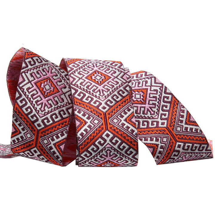 Orange and Pink Camel Blanket by Amy Butler