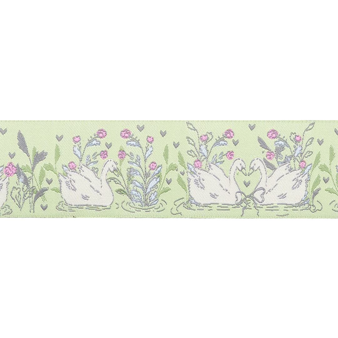 Mademoiselle - Swan Soiree - 1-1/2" width - by Patty Basemi - 15 Yard Spool