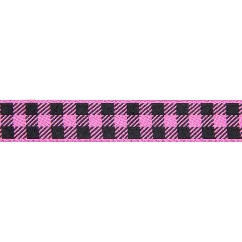 Gingham Mauve and Black-7/8"