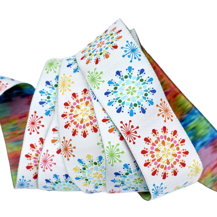 Wings of Wonder - Wonder in White - 1-1/4" width - by Sue Penn - 15 Yard Spool