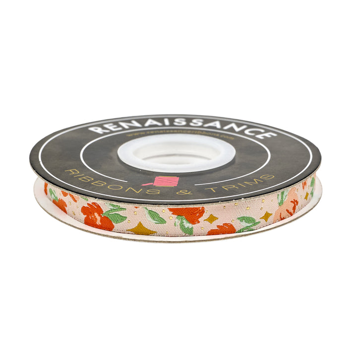 Poppy Night - Twinkle in Day - 1/2" wdith - by Renaissance Ribbons - 15 Yard Spool