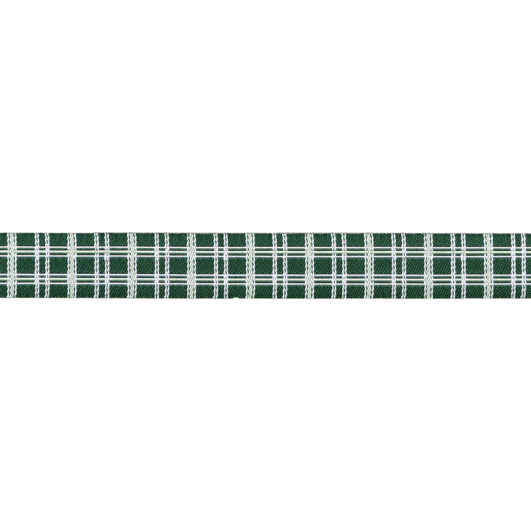 Mistletoe and Holly - Winter Plaid - 5/8" width - by Beverly McCullough - 15 Yard Spool