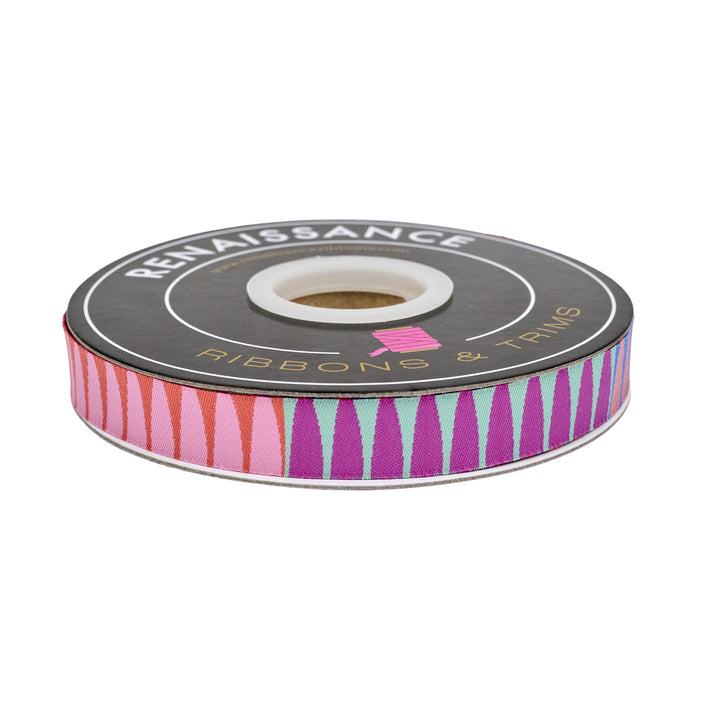 Ramble - Curves - 5/8" width - by Tara Faughnan - 15 Yard Spool