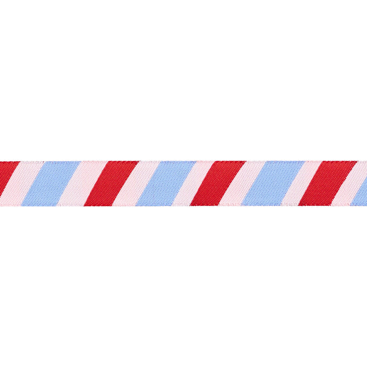 Funny Valentine - Postage Stripe - 5/8" width - by Lizzy House - 15 Yard Spool