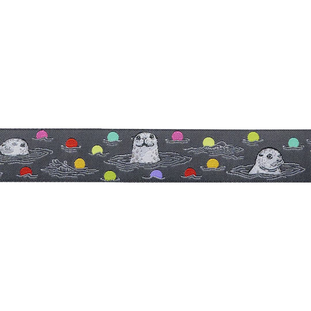 Graywork - Seal the Deal in Carbon - 7/8" width - by Tula Pink - 15 Yard Spool