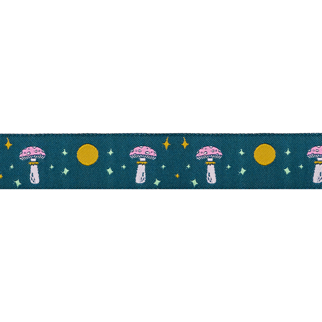 Celestial Garden - Celestial Fungi - 7/8" width - by Alexandra Bordallo - 15 Yard Spool