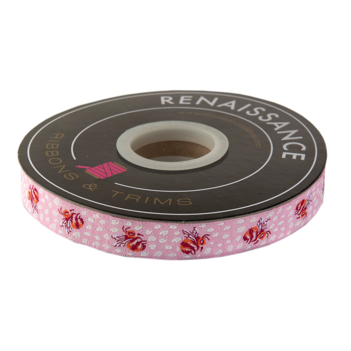 Down to Earth - Doe Re Bee in Afterglow - 5/8" width - by Tula Pink - 15 yd Spool (Preorder)