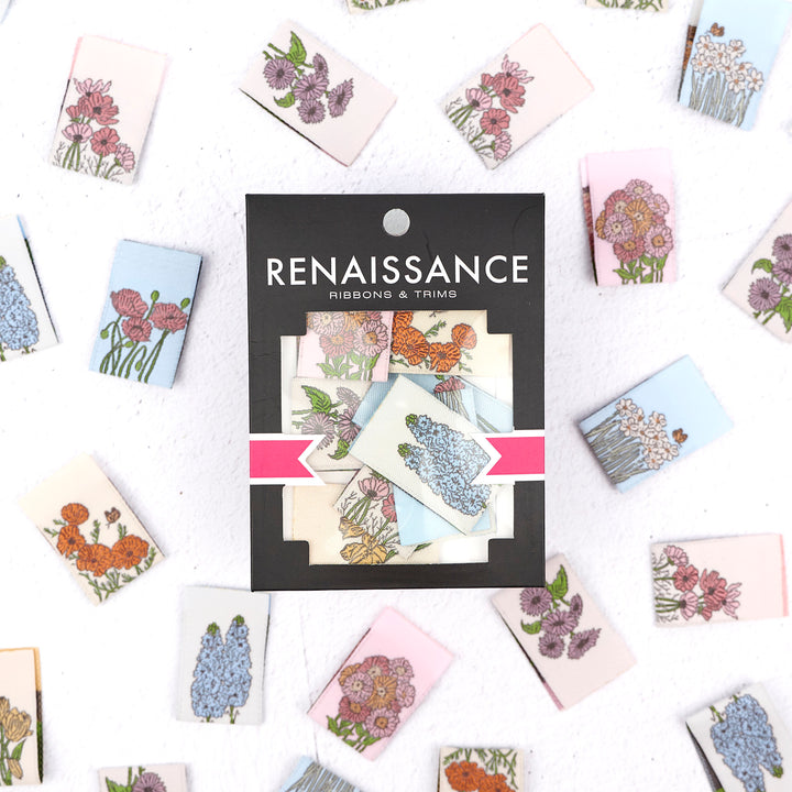 My Secret Garden - Woven Label Pack - 8 PACK
