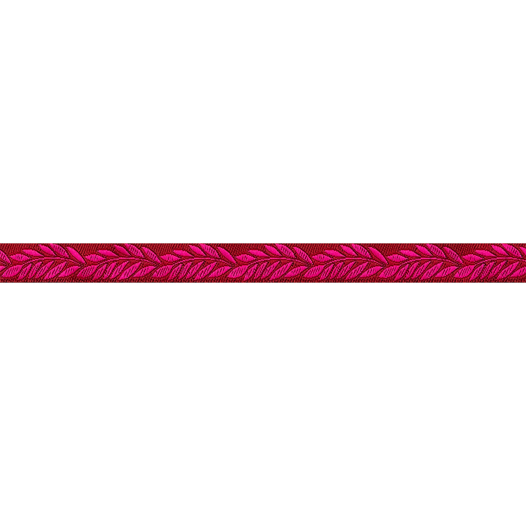Foliage - Foliage in Berry - 3/8" width - by Sally Kelly - 15 Yard Spool