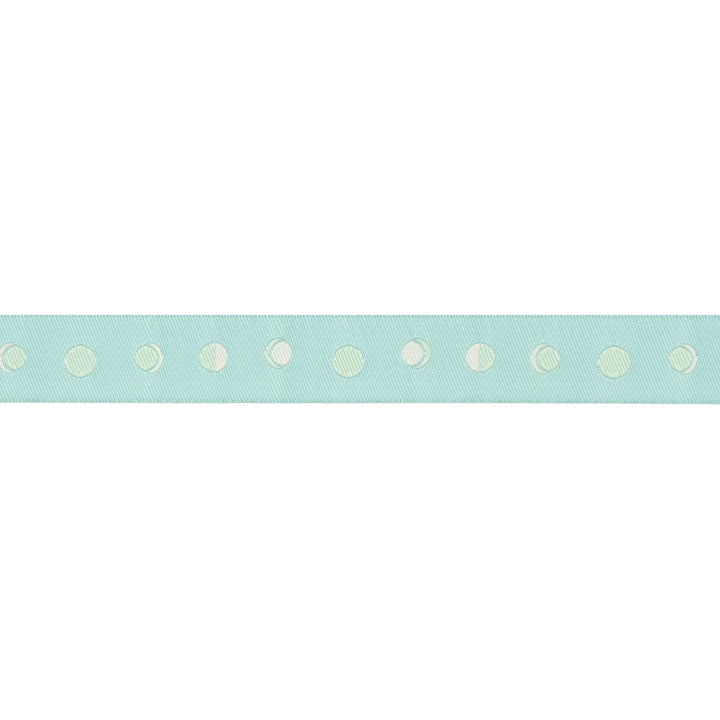 Celestial Garden - Tidal Moon in Blue - 5/8" width - by Alexandra Bordallo - 15 Yard Spool