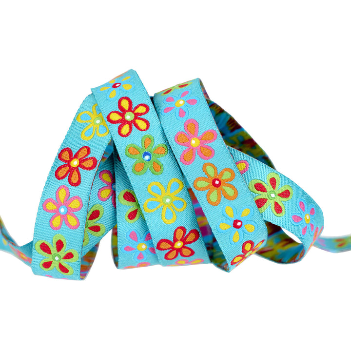Soda Pop - Daisy Dream - 5/8" width - by Sue Penn - 15 Yard Spool