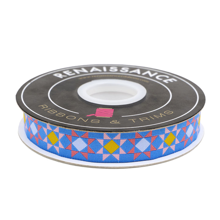 Playful - Quilty - 7/8" width - by Renaissance Ribbons - 15 Yard Spool