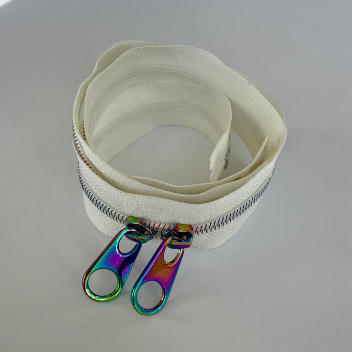 Cloud Dancer - Handbag Zipper - Renaissance Ribbons