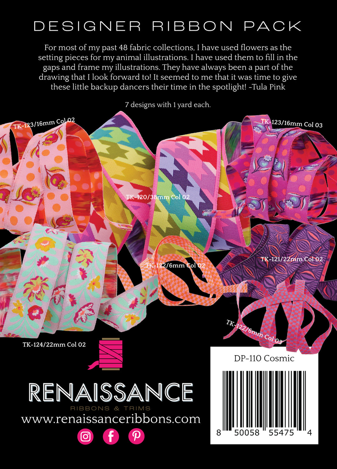 Tula Pink - Untamed in Cosmic - Designer Pack PRO 3 PK