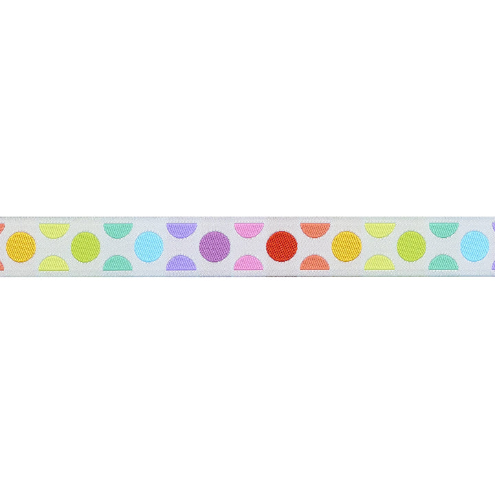 Graywork - Disco Dot in Whisper - 5/8" width - by Tula Pink - 15 Yard Spool