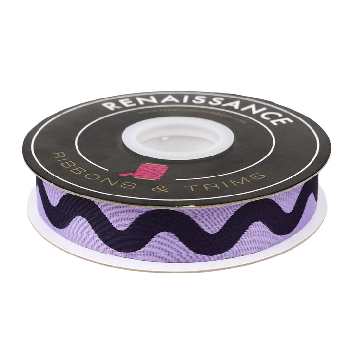 Floral Reef - Lil Squiggle in Ultraviolet - 1" width WEBBING - by Tula Pink - 16 Yard Spool