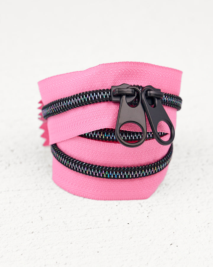 Pink Frosting - Handbag Zipper - Renaissance Ribbons