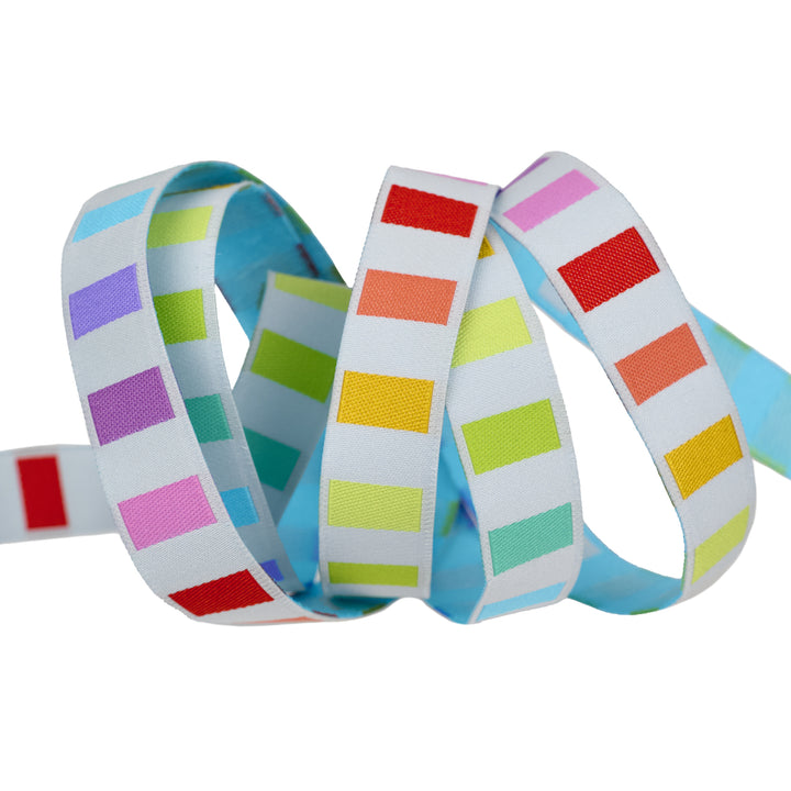 Graywork - Disco Stripe in Whisper - 5/8" width - by Tula Pink - 15 Yard Spool