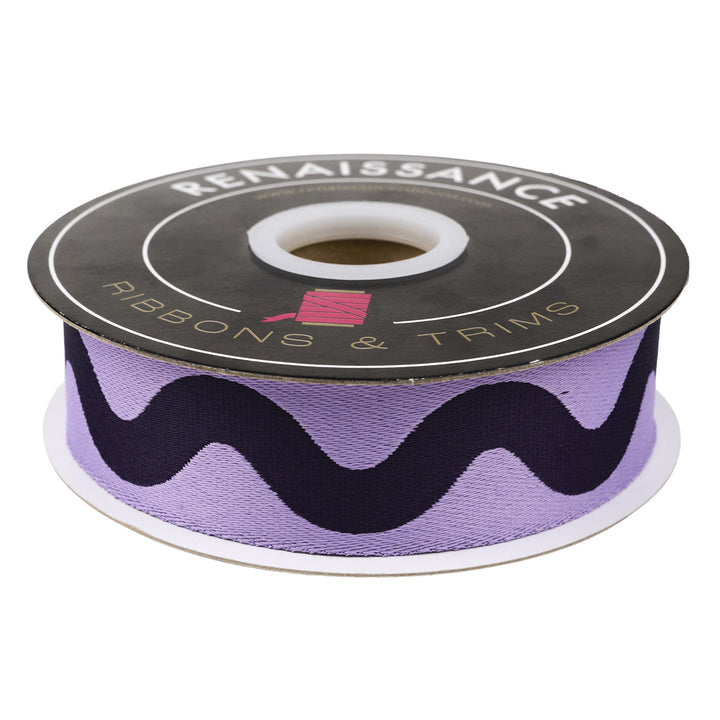 Floral Reef - Big Squiggle in Ultraviolet - 1-1/2" width WEBBING - by Tula Pink - 16 Yard Spool