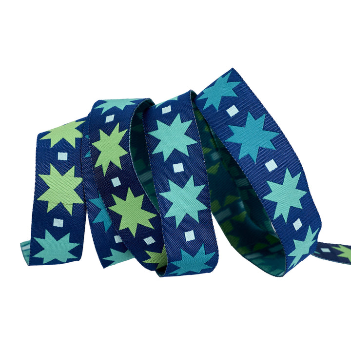 Ramble - Wee Stars - 7/8" width - by Tara Faughnan - 15 Yard Spool
