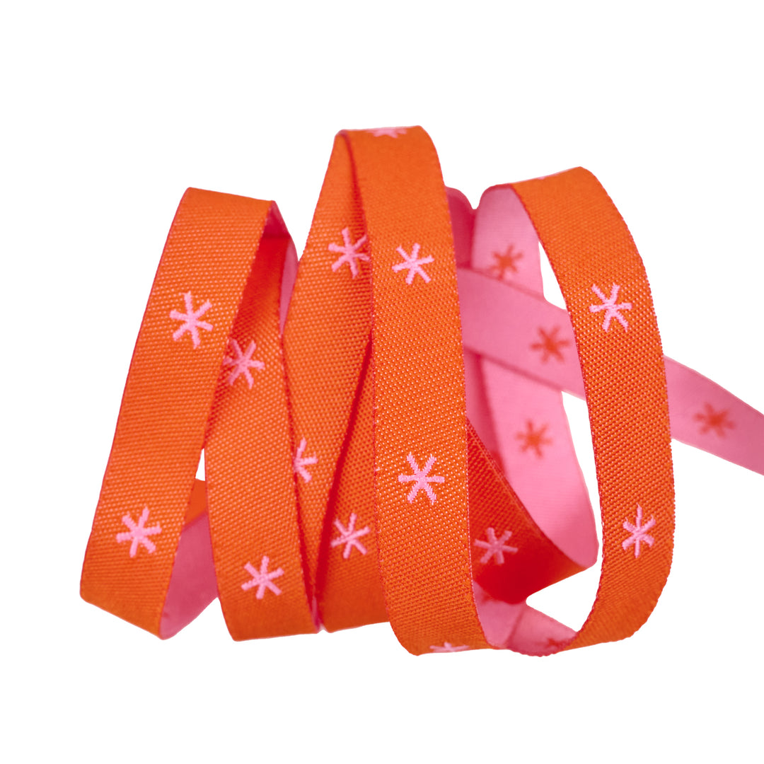 Hearts and Sparks - Spark in Pink 3/8" - by Melody Miller - 15 Yard Spool