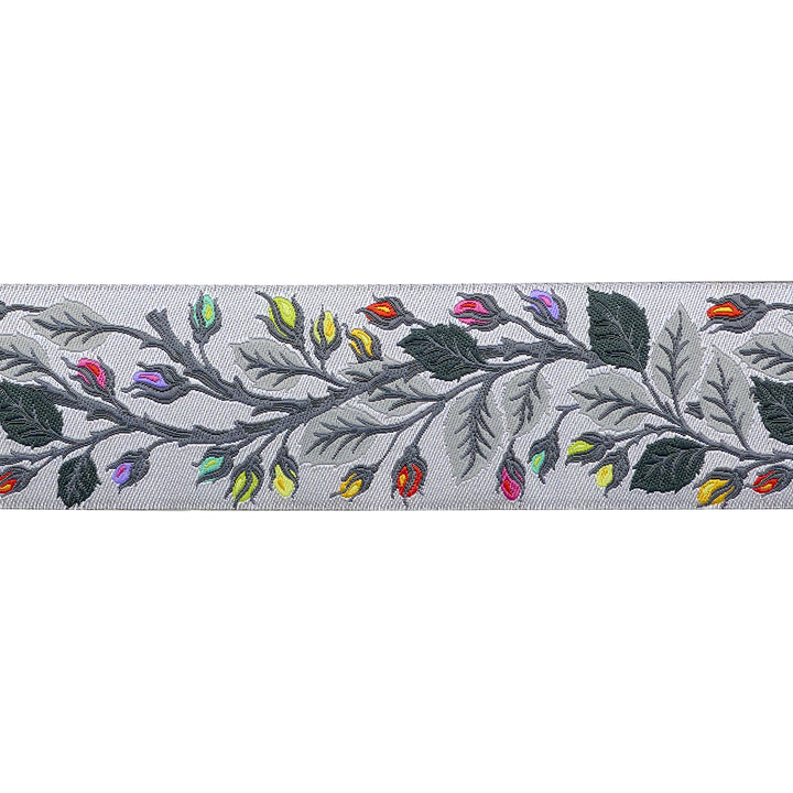 Graywork - Beautymark in Fog - 1-1/2" width - by Tula Pink - 15 Yard Spool