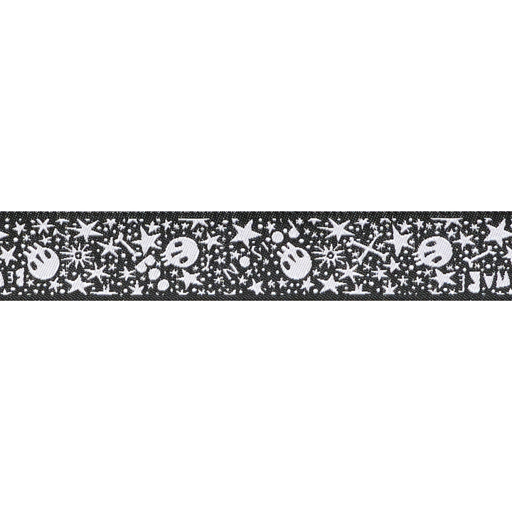 Witchy Ways - Skelly Stars and Bones  - 7/8" width - by Cori Dantini - 15 Yard Spool