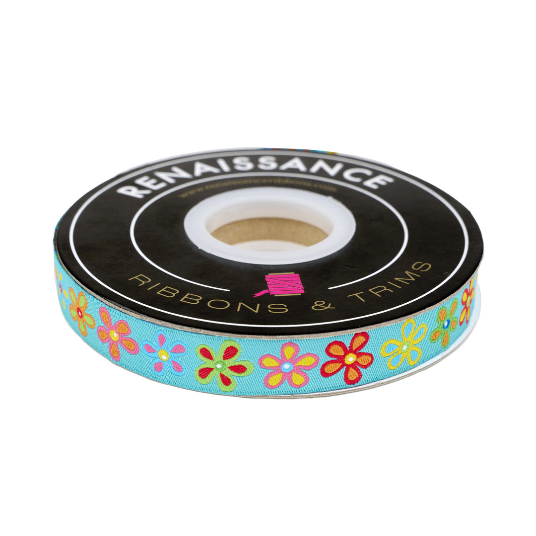Soda Pop - Daisy Dream - 5/8" width - by Sue Penn - 15 Yard Spool