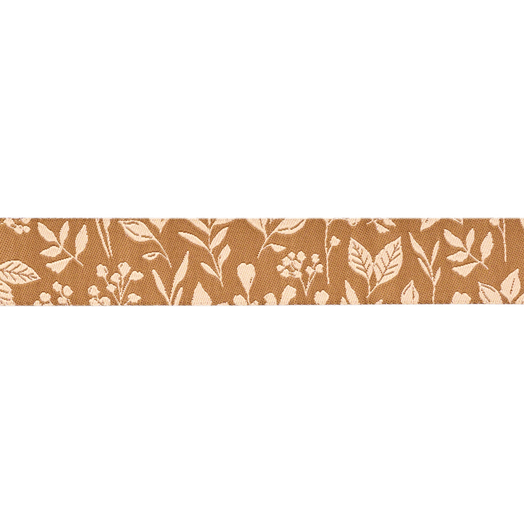 Montana Bloom - Boho Springs in Orange - 7/8" width - by Cate and Rainn - 15 Yard Spool