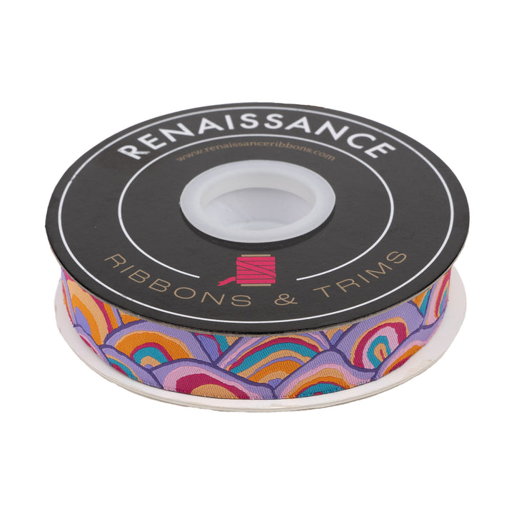 Wobble in Pastel - 7/8" width - Kaffe Classics 2024 - 15 Yard Spool