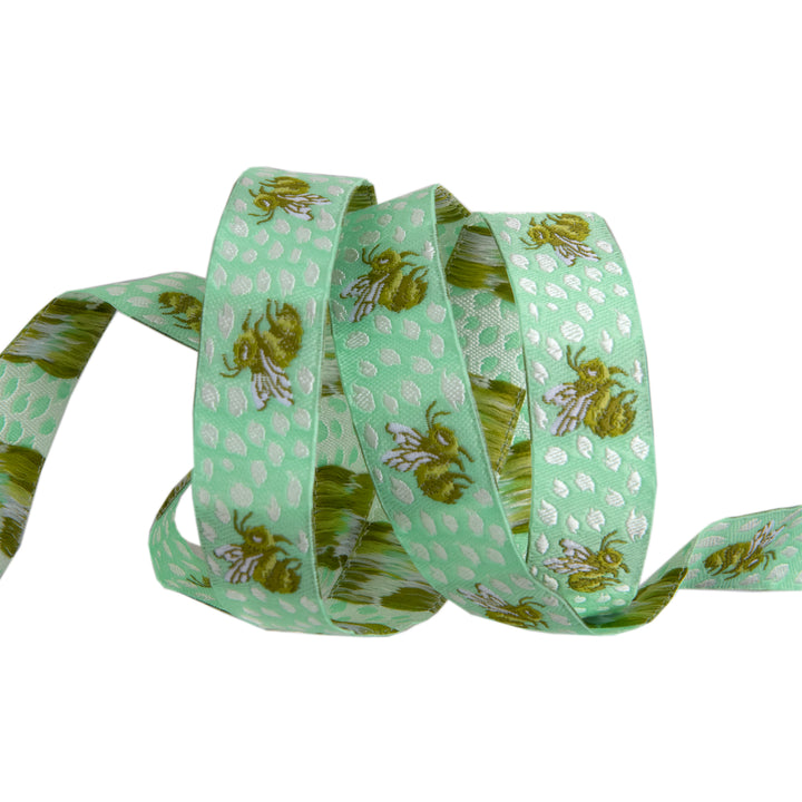 Down to Earth - Doe Re Bee in Daybreak - 5/8" width - by Tula Pink - 15 yd Spool (Preorder)